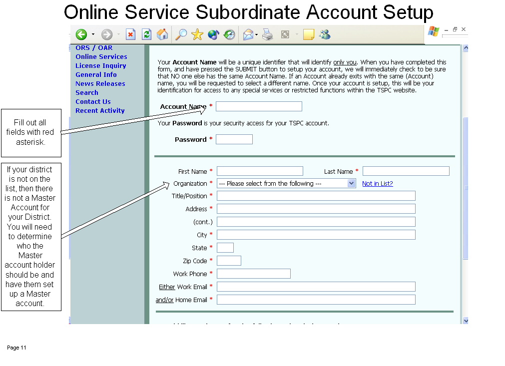 PART 21 CUSTOMER ACCOUNT SERVICES intelligence overview